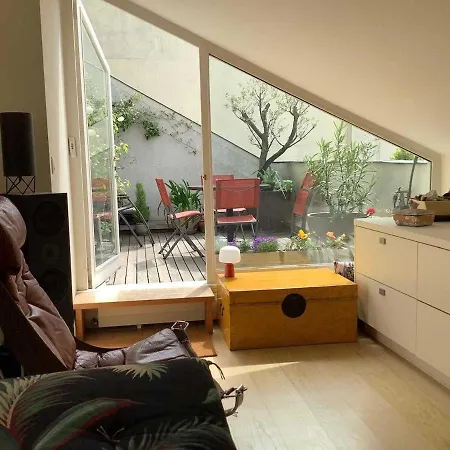 Magnificent Bohemian Chic With Terrace Apartmán Paříž